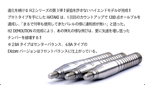 H2 DEMOLITON EXCORE